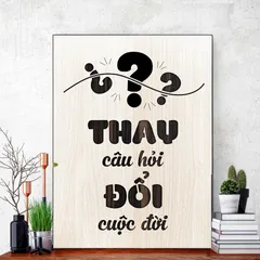 Tranh gỗ, tranh để bàn kích thước 10x15cm bộ 3