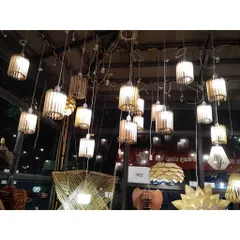 Đèn gỗ thả trần trang trí , đèn DIY akz và nhiều loại đèn nữa