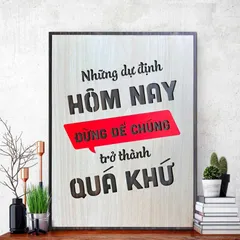Tổng Hợp Mẫu Tranh Động Lực Gỗ Treo Tường Slogan Tạo Động Lực Trang Trí Văn Phòng Làm Việc Công Ty  20x27