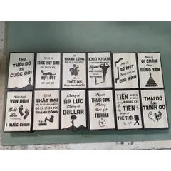 Tổng Hợp Mẫu Tranh Động Lực Gỗ Treo Tường Slogan Tạo Động Lực Trang Trí Văn Phòng Làm Việc Công Ty  20x27