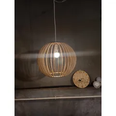 Đèn cầu gỗ 300