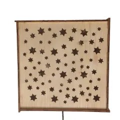 Đèn Gỗ DIY 050 decor trang trí
