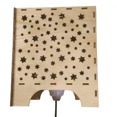 Đèn Gỗ DIY 050 decor trang trí