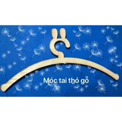 móc áo gỗ tai thỏ