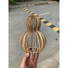 Đèn gỗ hồ lô, đèn gỗ trang trí nhà cửa