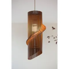 Đèn gỗ xoắn 134