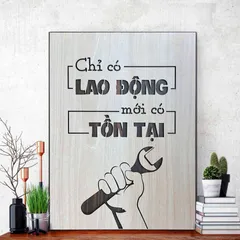 Tranh gỗ, tranh để bàn kích thước 10x15cm bộ 1