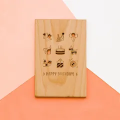 Thiệp Gỗ | Quà Tặng | Sinh Nhật | Valentine | 8/3 AKZ-TG001