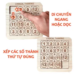 Đồ Chơi Giải Đố Hack Não Xếp Hình Tetris Tangram Và Bảng Trượt Số Logical Thinking Kích Thích Tư Duy Phát Triển Trí Tuệ