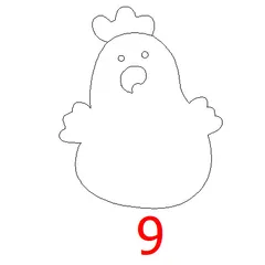 Set 100con cá gỗ tô màu, các hình tô màu cho bé