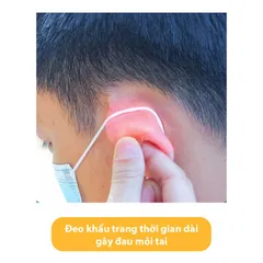 Tai giả đeo khẩu trang chống đau tai