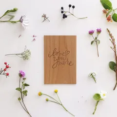 Thiệp Gỗ | Quà Tặng | Sinh Nhật | Valentine | 8/3 AKZ-TG002