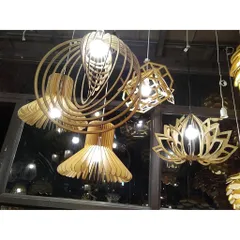 Đèn Gỗ DIY 141 decor trang trí nội thất