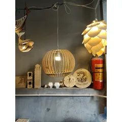 Đèn Gỗ thả trần decor trang trí DIY 117