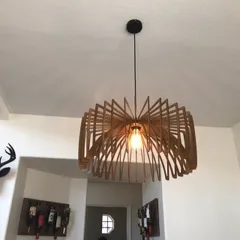 Đèn Gỗ DIY 015 decor trang trí nội thất