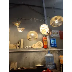 Đèn Gỗ thả trần decor trang trí DIY 117