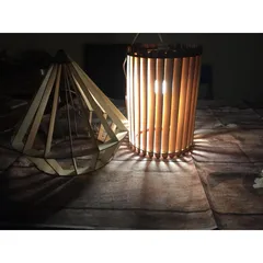 Đèn Gỗ DIY 146 decor trang trí nội thất