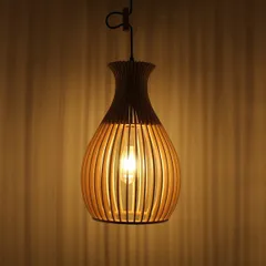 Đèn Gỗ thả trần DIY 150 trang trí siêu đẹp