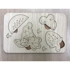 Bảng gỗ tô màu cho bé theo chủ đề