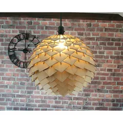 Đèn Gỗ DIY 165 thả trần decor trang trí