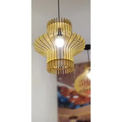 Đèn decor trang trí nội thất Gỗ DIY 047