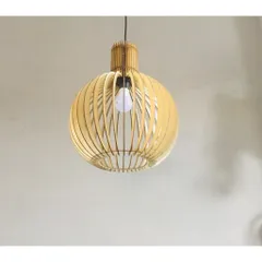 Đèn Gỗ thả trần DIY 134 siêu đẹp