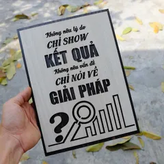 Tranh gỗ decor truyền cảm hứng 