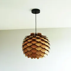Đèn gỗ cúc vạn thọ DIY 199 thả trần trang trí và nhiều mẫu