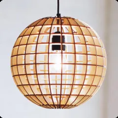 Đèn Gỗ DIY 095 thả trần kiểu dáng đặc biệt