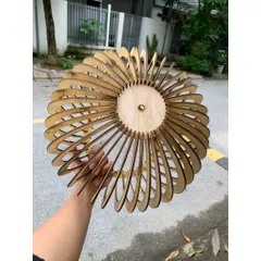đèn gỗ cầu diy nơm D33cm đèn gỗ- Đèn trang trí decor cửa hàng nội thất thời trang đời sống