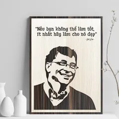 Tranh gỗ decor truyền cảm hứng