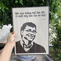 Tranh gỗ decor truyền cảm hứng