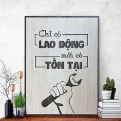 Tranh gỗ decor truyền cảm hứng 