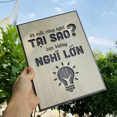 Tranh gỗ decor truyền cảm hứng 