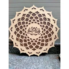 Decor Hoa Mandala Treo Tường Trang Trí Phòng Thiền , Yoga …