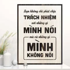 Tranh gỗ decor truyền cảm hứng 
