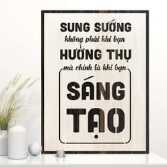 Tranh gỗ decor truyền cảm hứng 