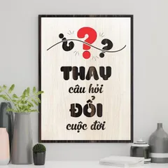 Tranh gỗ decor truyền cảm hứng 