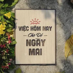 Tranh gỗ decor truyền cảm hứng 