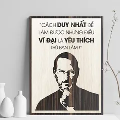Tranh gỗ decor truyền cảm hứng 