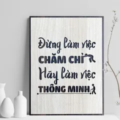 Tranh gỗ decor truyền cảm hứng 