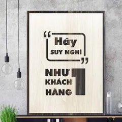 Tranh gỗ decor truyền cảm hứng 