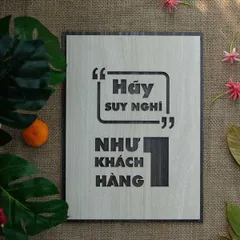 Tranh gỗ decor truyền cảm hứng 