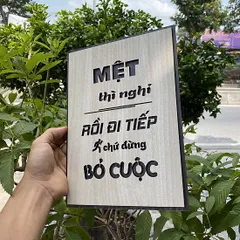 Tranh Gỗ Decor tạo động lực truyền cảm hứng  