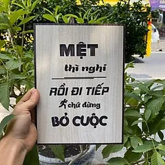 Tranh Gỗ Decor tạo động lực truyền cảm hứng  
