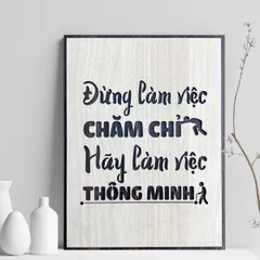 Tranh gỗ decor truyền cảm hứng 