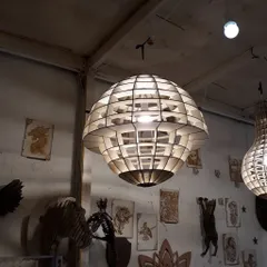 đèn gỗ hình địa cầu trái đất
