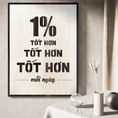 Tranh gỗ decor truyền cảm hứng 