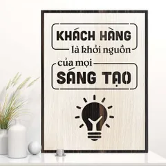 Tranh gỗ decor truyền cảm hứng 
