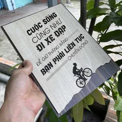Tranh gỗ decor truyền cảm hứng